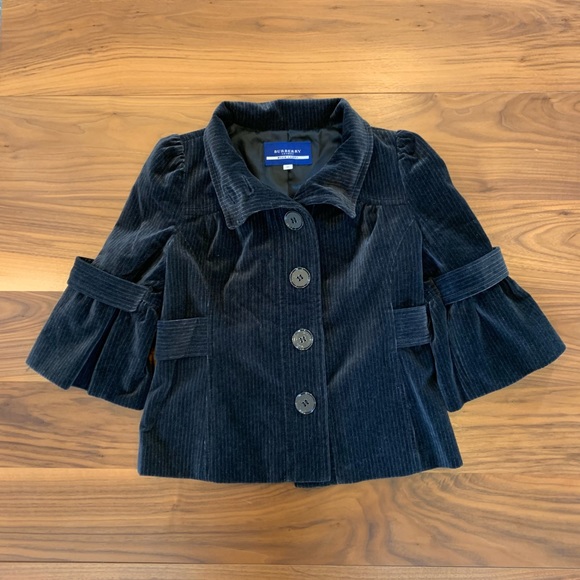 Burberry Blue Label Charcoal Jacket Size XS - Picture 1 of 10